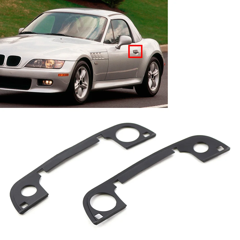 2 Stücke Auto Außentürgriff Dichtung Dichtungen Für BMW 3er E36 5er E34 7er E32 Z3 2-türen – Detail 2
