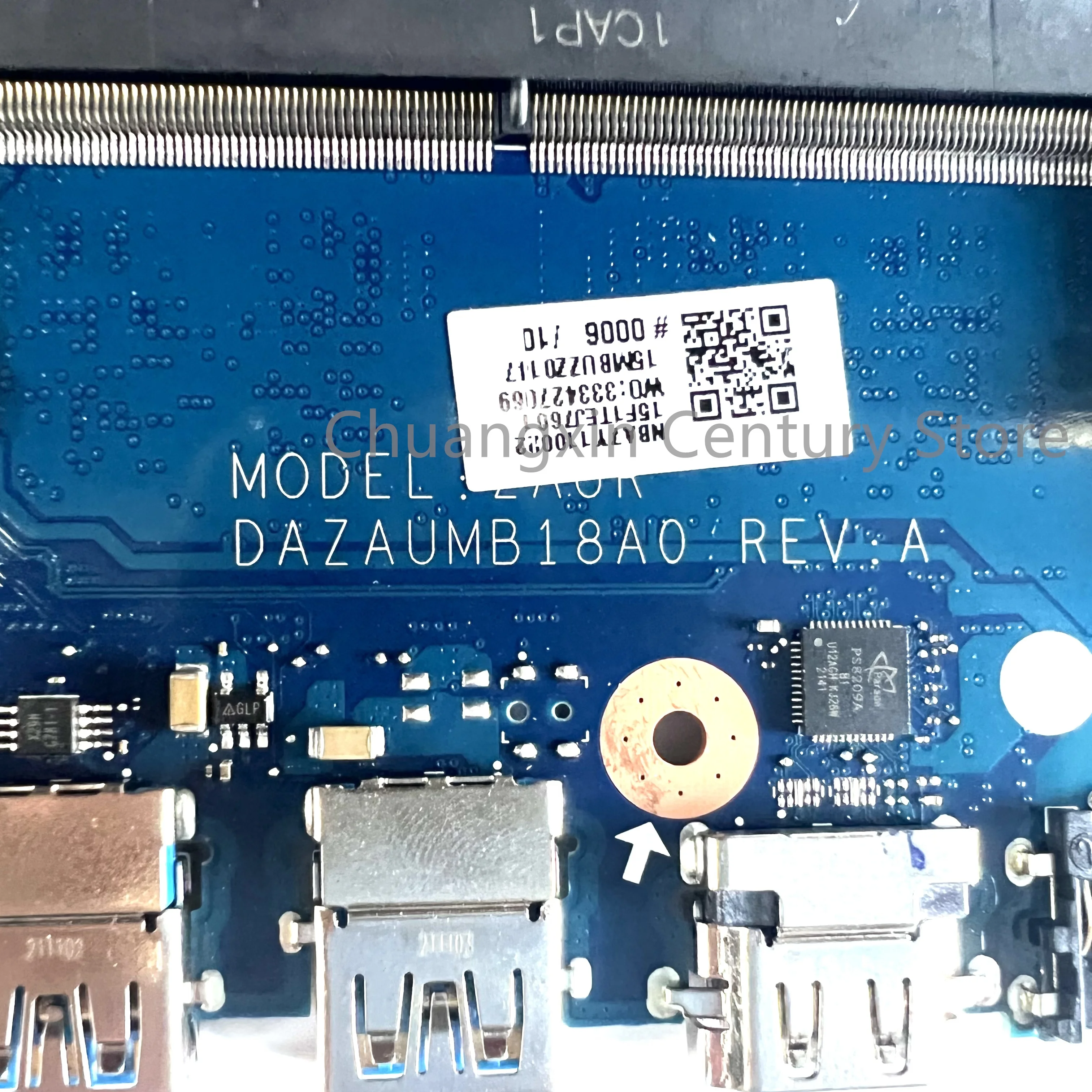 Placa-mãe do portátil para Acer Aspire, DAZAUMB18A0, A515-45, R5-5500u, 4G RAM, UMA, 100% testado