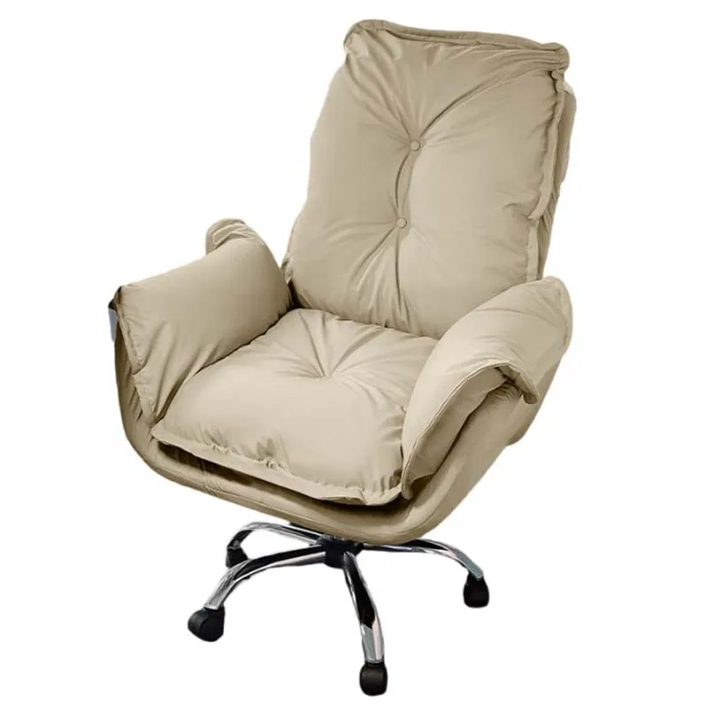 Luie Executive Stoel Computer Roterende Metalic Rollende Designer Comfy Stoel Mobiele Ergonomische Moderne Silla Oficina Schattige Meubels