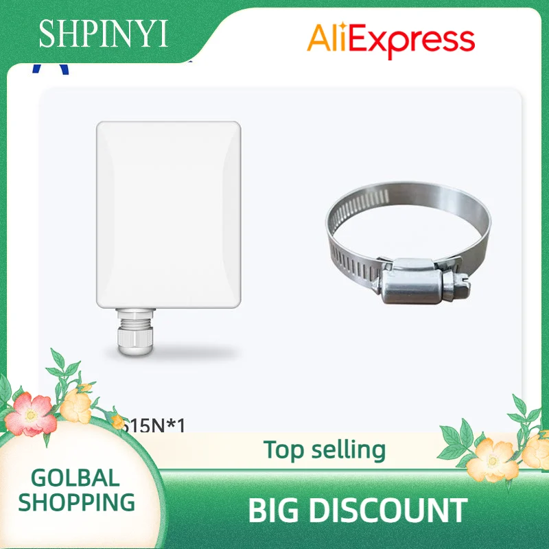 

PUSR точка-точка/многоточечный гигабитный беспроводной мост WiFi повторитель IP66 водонепроницаемый 5 км 15 дБи высококачественная антенна 1 шт. USR-ST515N