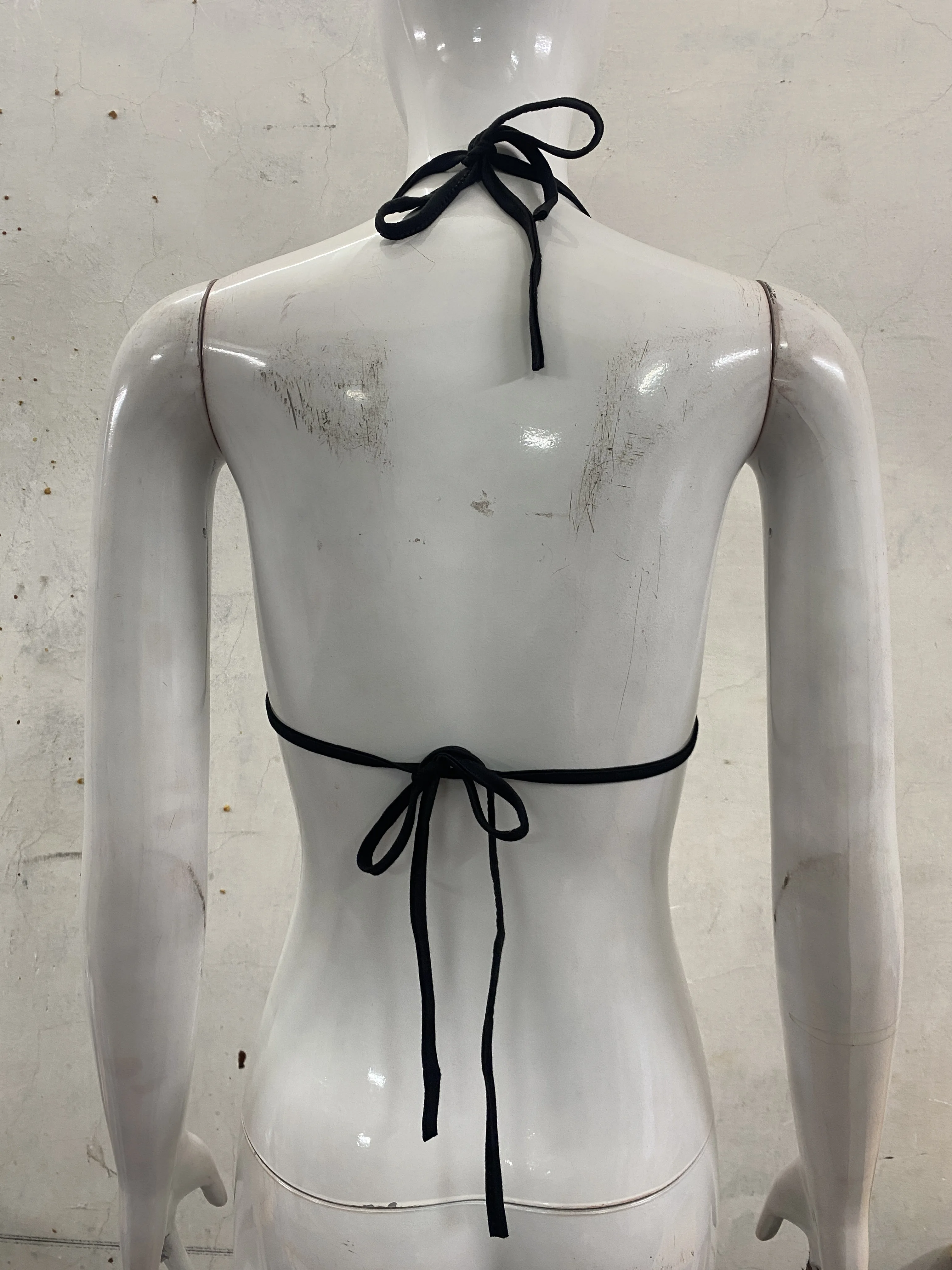 بيكيني بنمط الرغبة النقية، تصميم حزام كوب مثلث من قطعة واحدة، ملابس سباحة على الشاطئ لقضاء العطلات على الشاطئ، خصر مرتفع ورفع الورك