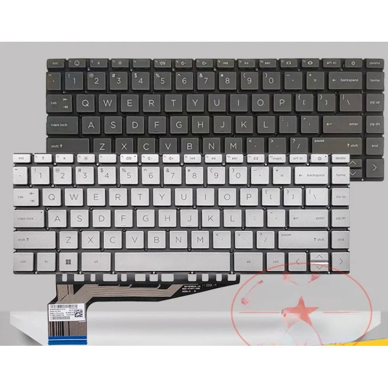 

LL+ New FOR HP Pavilion Plus 14-EW 14-EY 14-EY0095CL 14-EY1067NR US Blacklit Keyboard