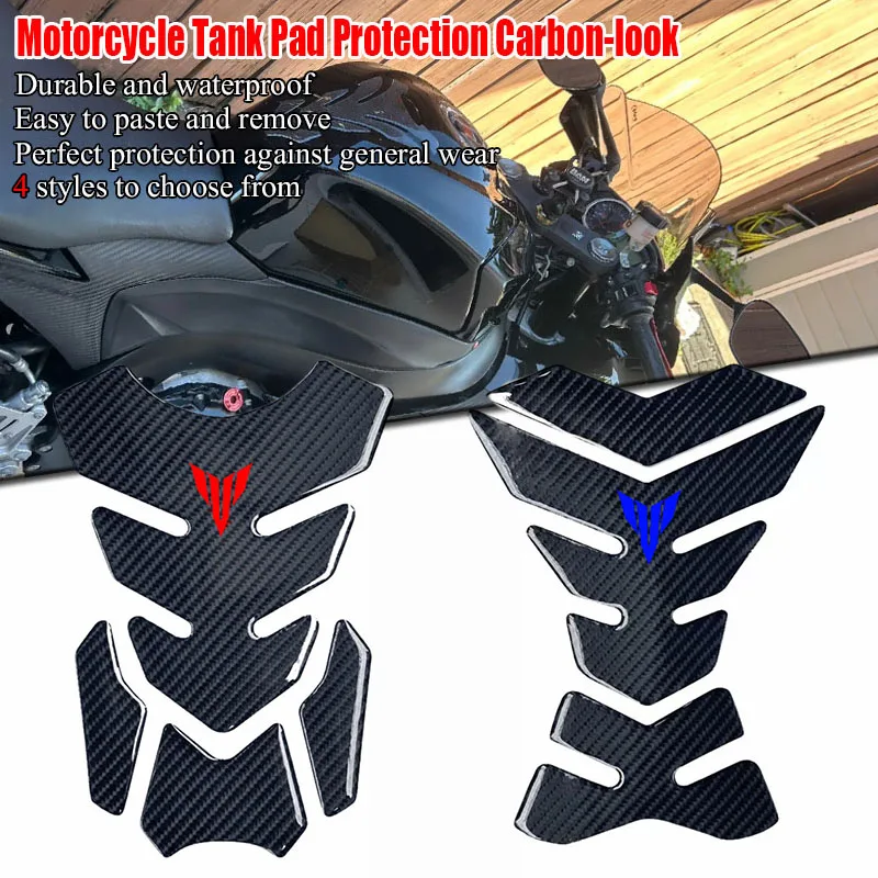 

3D Carbon Fiber Motorcycle Fuel Tank Pad Cover Protector For YAMAHA MT01 MT03 MT07 MT09 MT10 MT 01 03 07 09 10 Decal Stickers