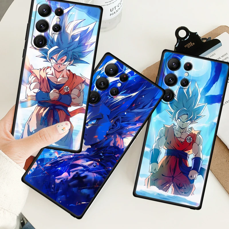 Trend D-Dragon Ball Z Cool For Samsung Galaxy S24 S23 S22 S21 S20 FE S10 S10E Plus Ultra Pro Lite 5G Black Back Phone Case