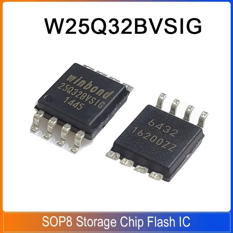 10-100pcs W25Q32BVSIG SOP-8 25Q32BVSIG W25Q32 BVSSIG W25Q 32BVSIG 4M Flash 32M Bit Storage Chip