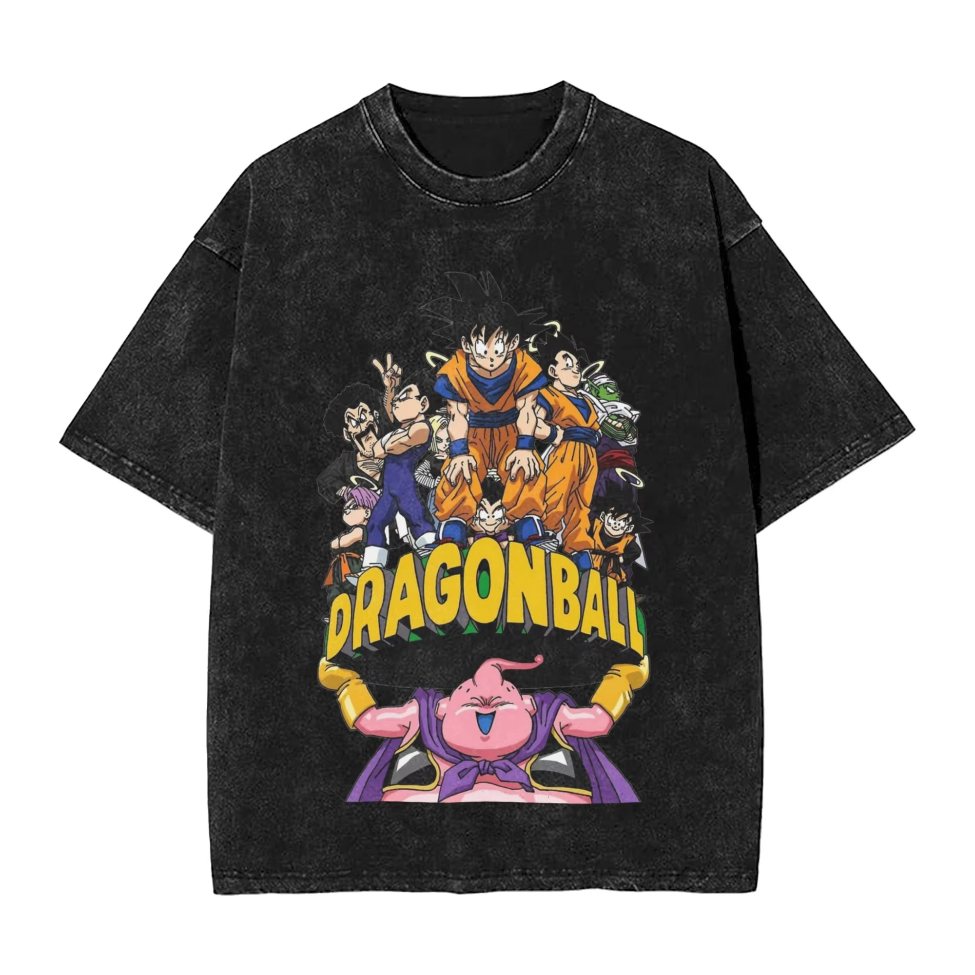 

Футболка унисекс из хлопка с персонажами Dragon Ball, летняя коллекция 2026, повседневный уличный стиль Y2K, тренд уличной моды