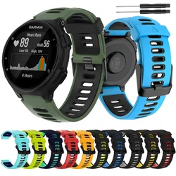 Correa de reloj para Garmin Forerunner, pulsera de silicona suave, accesorios para reloj inteligente, 235, 220, 230, 620, 630, 735XT