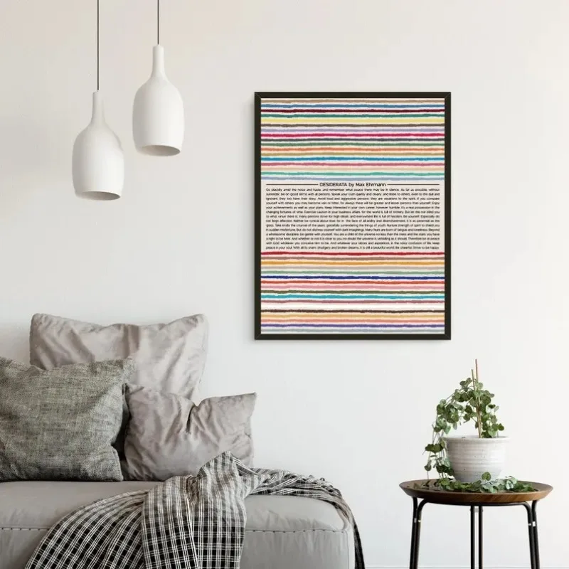 Poem,Printable Wall Cacans Art Poster,Wall Decor,Inspirational Words,Motivational Quote,Literature Desiderata Prints,Max Ehrmann