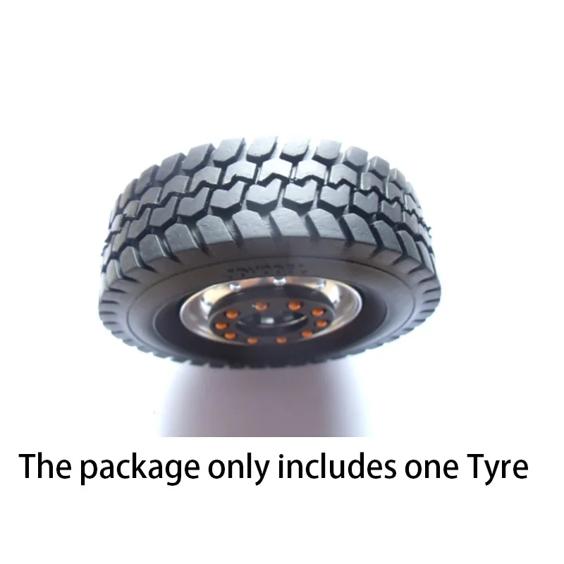 JDM Rubber Tyre for 1/14 RC Tractor Truck Remote Control Construction Cars Model Excluding Inner OD86MM Thickness 28MM liner