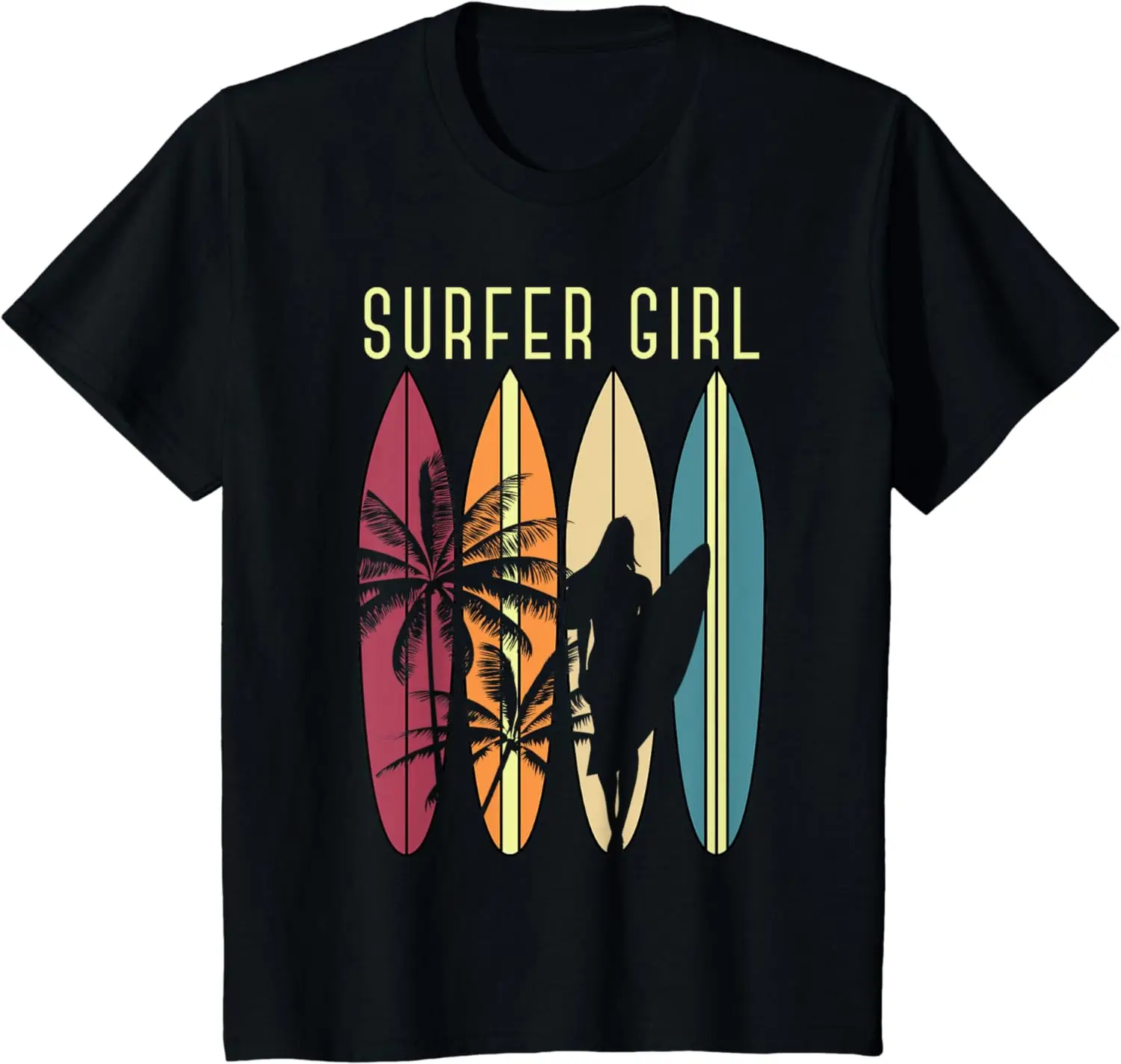 Custom Surfboard Graphic T Shirt for Women