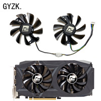 New For POWERCOLOR Radeon RX580 2048SP 8GB GDDR5 Graphics Card Replacement Fan
