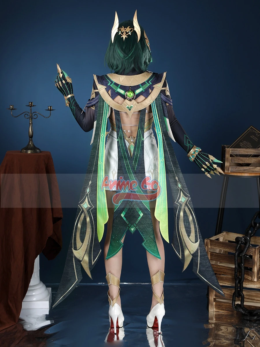 Genshin Impact Nefer Cosplay Costume Nefer tenue de jeu de rôle pour femmes Halloween