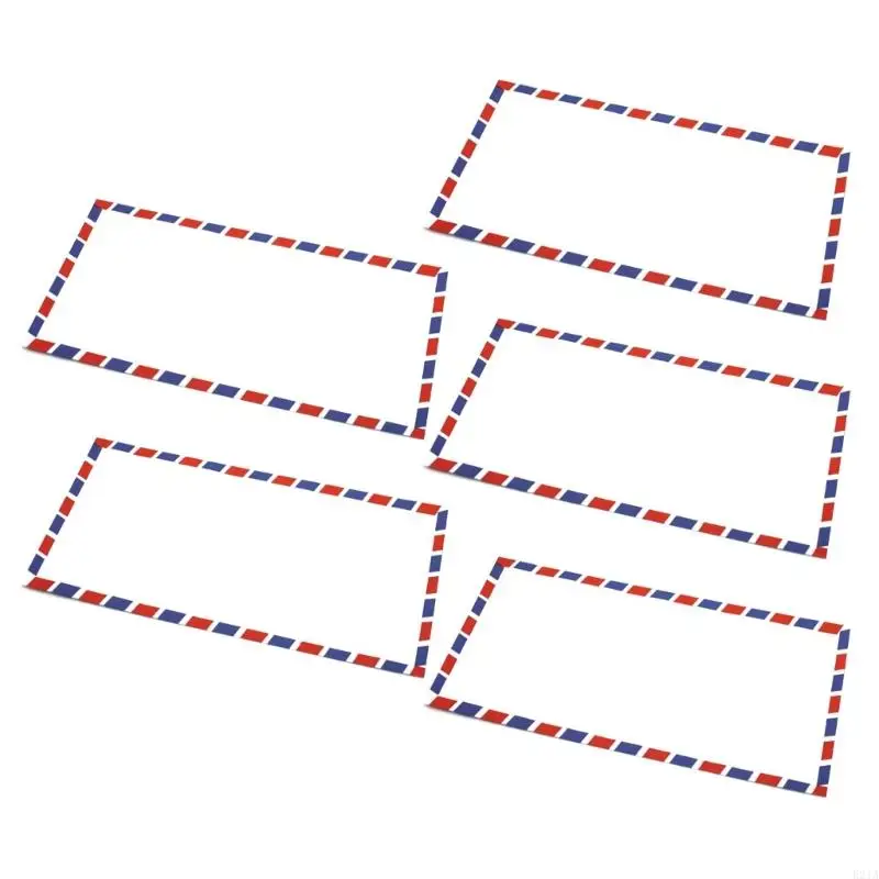 5/15/20pcs Envelope 115x225mm Airmail Envelopes for Banquets