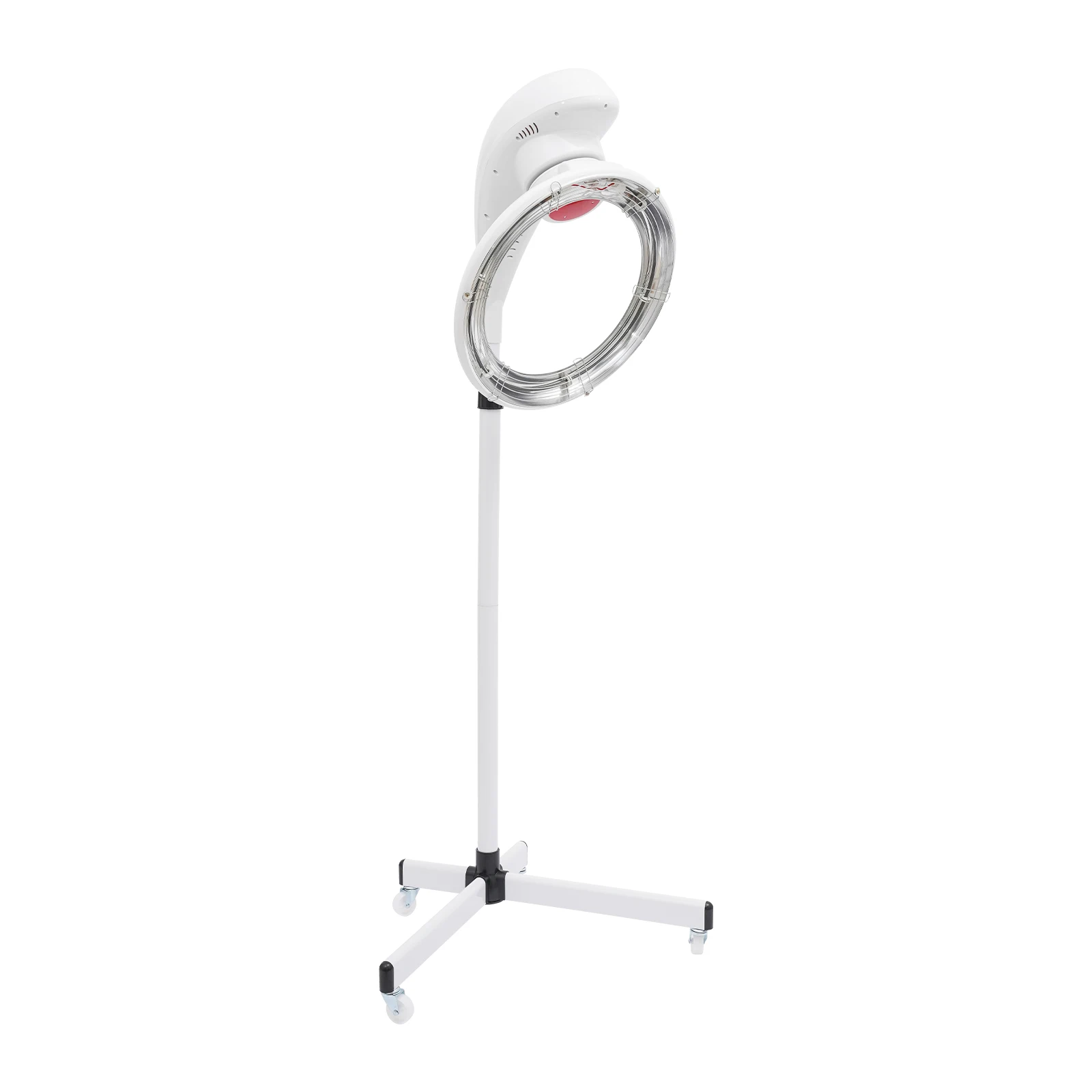 

Профессиональная подставка для фена мощностью 950 Вт, вытяжка для салона, инфракрасный обогреватель с таймером регулируемой высоты, ЖК-дисплей, вращающиеся колеса