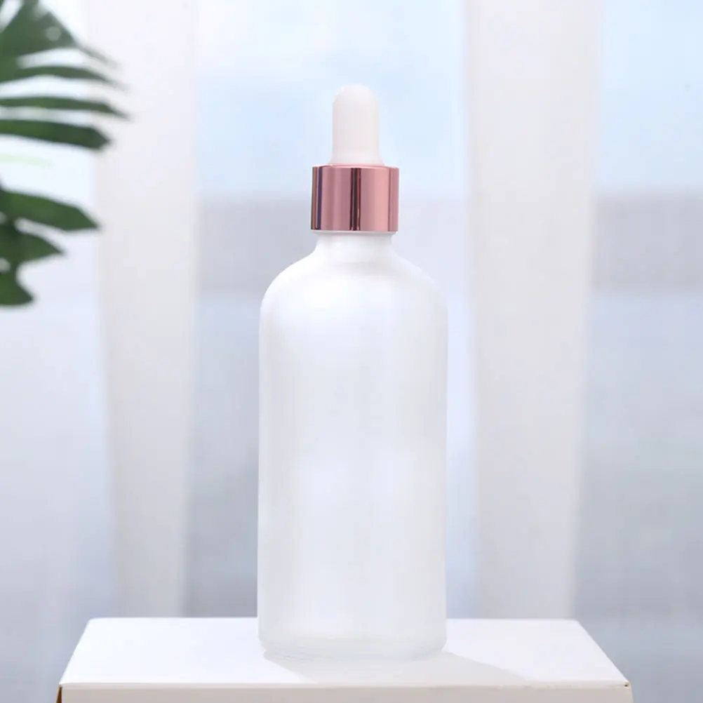 

12Pcs Essential Oil Bottle Frosted Glass Dropper Empty Refillable Travel Size Subpackaging Container for Perfume Body Lotion Uv