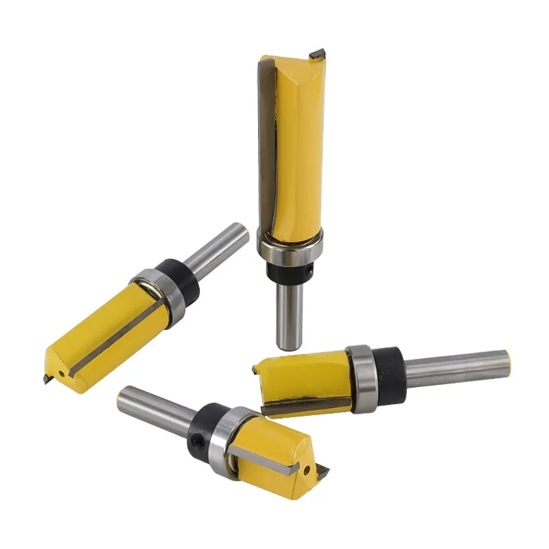 Hampton Lager Flush Trim Router Bit 8Mm Shank Straight End Mill Tungsten Carbide Frees Houtbewerking Gereedschap