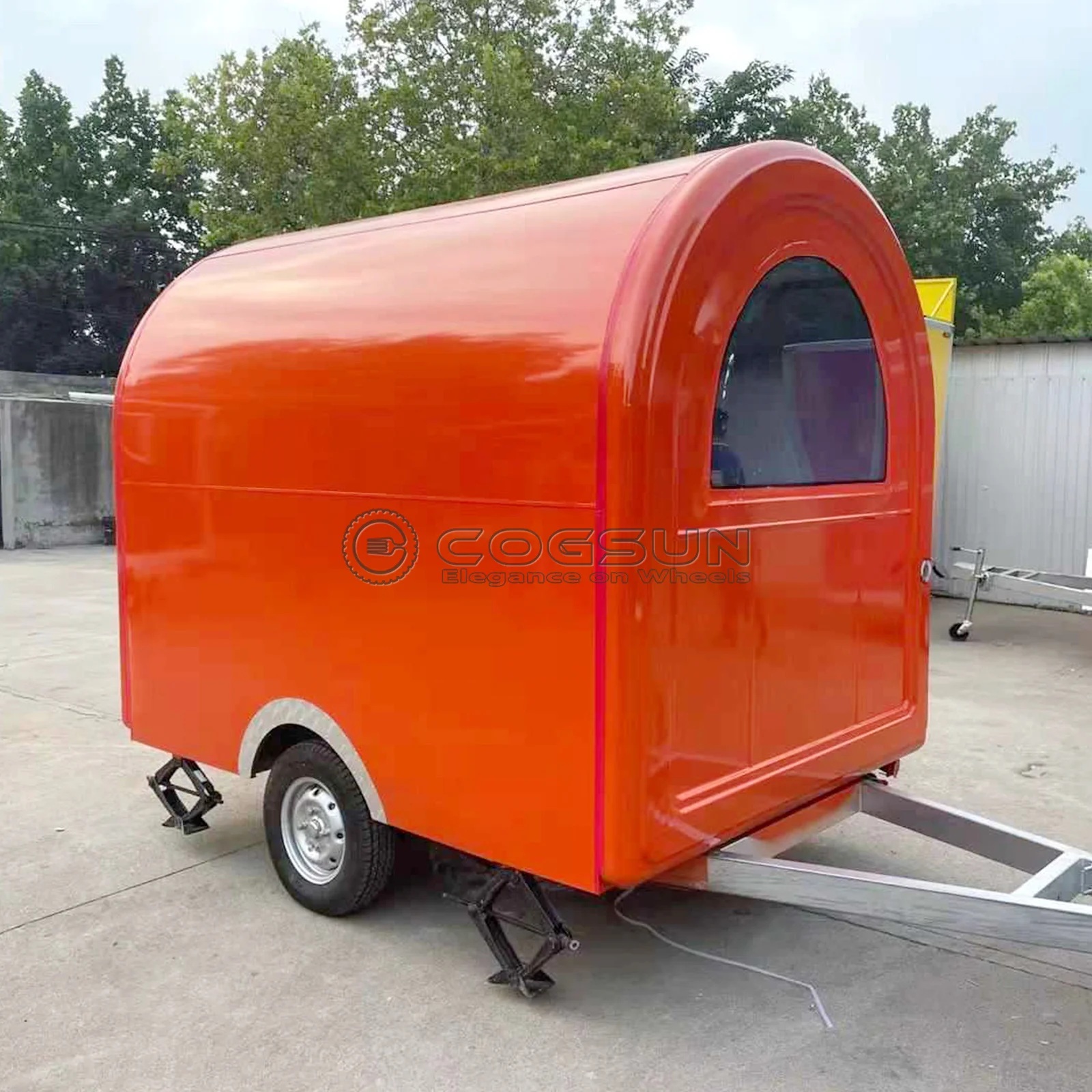 

COGSUN Mobile Food Truck With Full Kitchen Pizza Trailer Factory Direct Sale Coffee Trailer Foodtrucks Mobile Food Cart