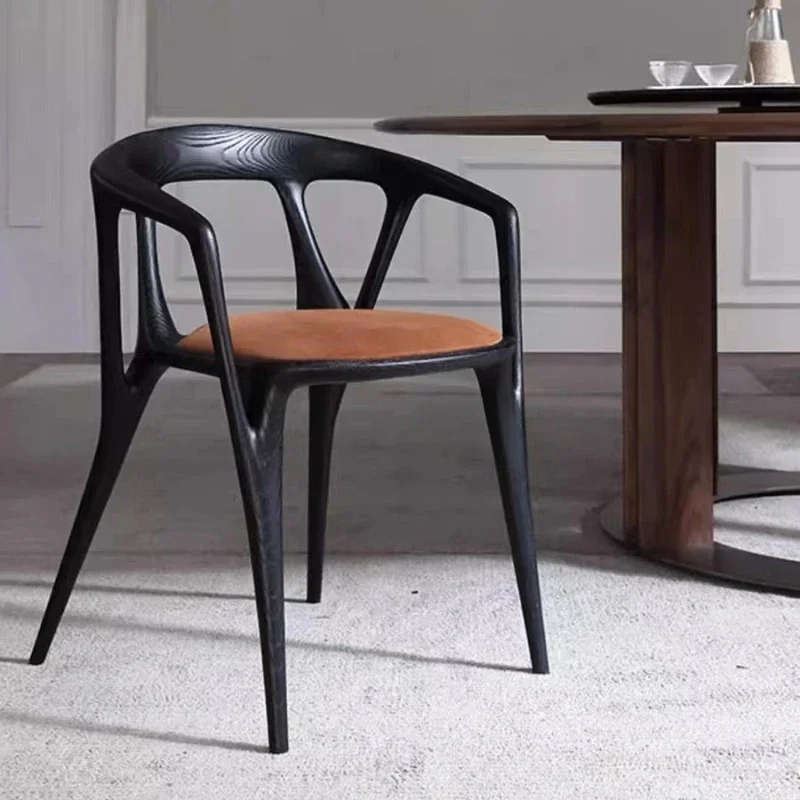 كراسي طعام فاخرة بذراع مكتب للمطبخ كراسي خشبية مريحة لتناول الطعام في الشمال أثاث مأدبة المطاعم