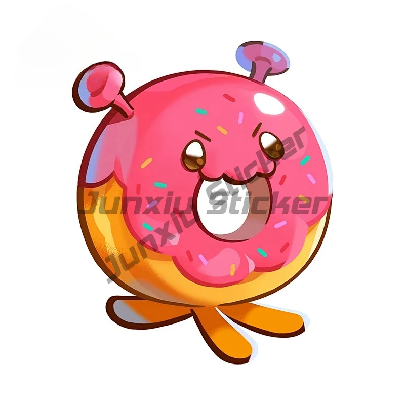 

Cute Cartoon Space Doughnut Car Stickers Cookie Run Kingdom Atv Fuel Tank Cap Decals Funny Computer Case Decoration