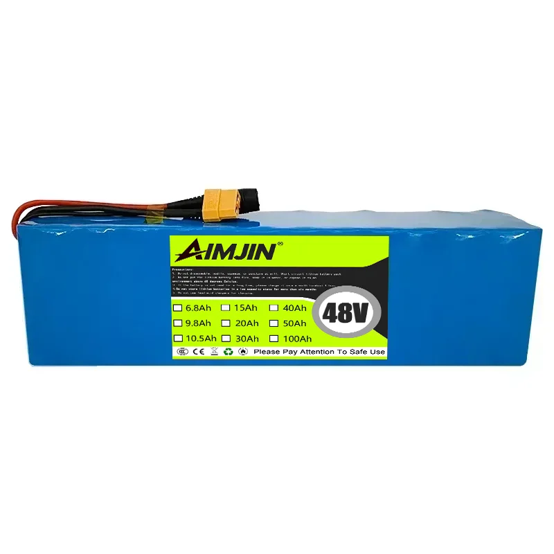 100ah High quality, large capacity NEW 48V 13S3P 48V Lithium Ion Battery 200Ah, for 54.6V Electric Scooter, with Reinforced BMS