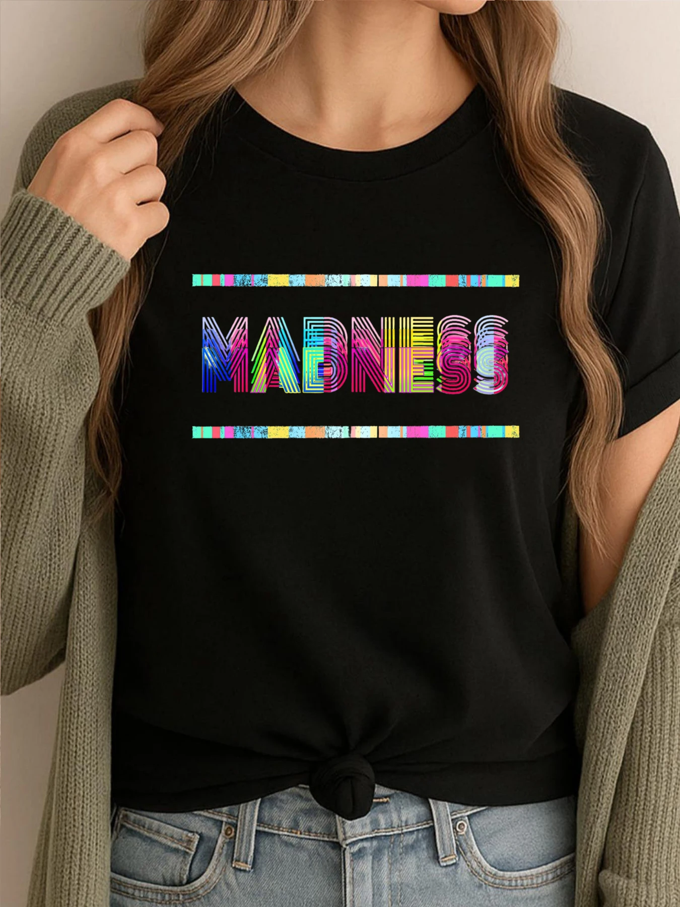 

Graphic Tees Mmmmadness Mens Clothing 2025 Cheap Crazy Funny Shirt Mens Cotton Comfort New In Tops And T-Shirts