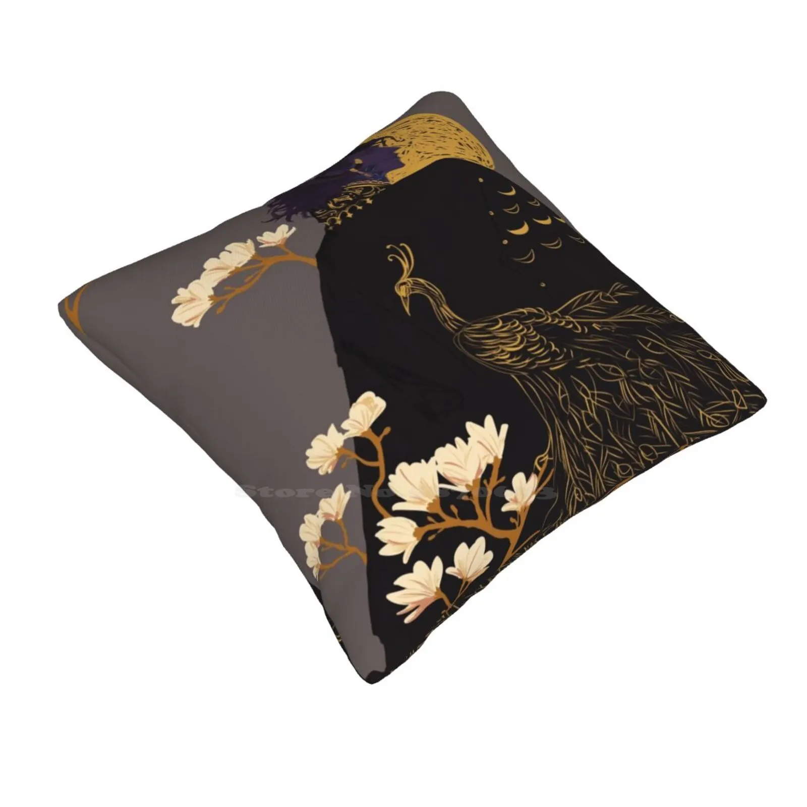 Mollymauk 01 Throw Cushion Pillow Cover Mollymauk And Dragons Dnd Aesthetic Flowers Magnolia