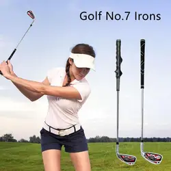 Golf Sand Wedge 7-Iron Practice Iron Golf Club Portable Short Shaft To Train Swing Skills Standard Golf Iron For Men Golfers