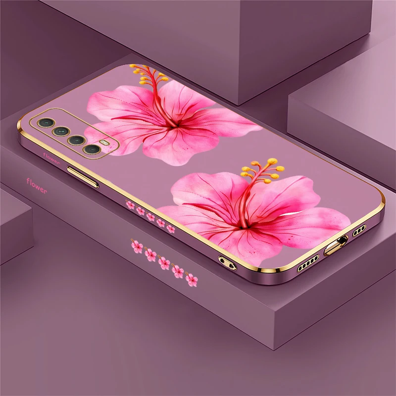 Fashion Popular Flowers Phone Case For Huawei Y9 2019 Y9S Y7 Prime Y7A Y6 Pro Mate 20 Pro Drop Resistant Silicon Soft Cases Etui