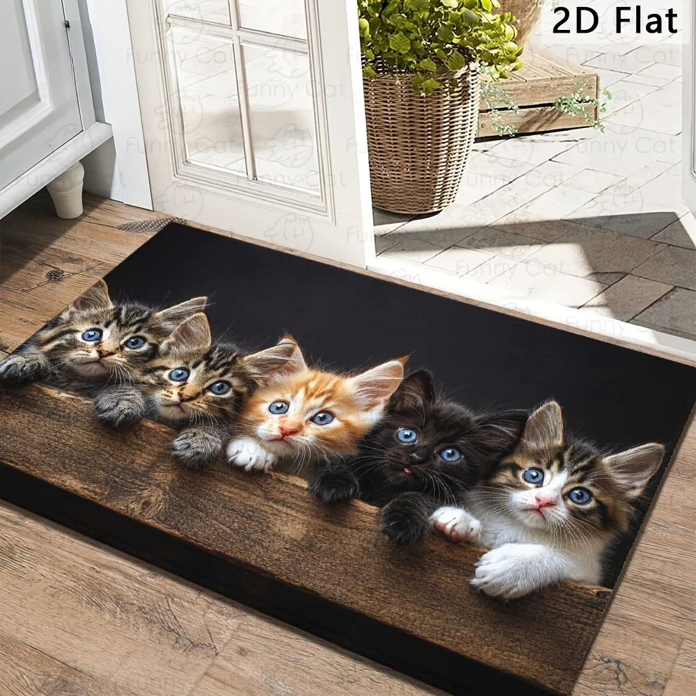 Schattig Kitten Familie Vloerk - Adorable Home Bathroom Ideas recensie en prijs