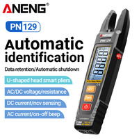 ANENG PN129 U-shaped Clamp Meter 4000 Counts Multimeter AAA Batteries Pliers Tester AC/DC 600V Voltage Current Test  Tools