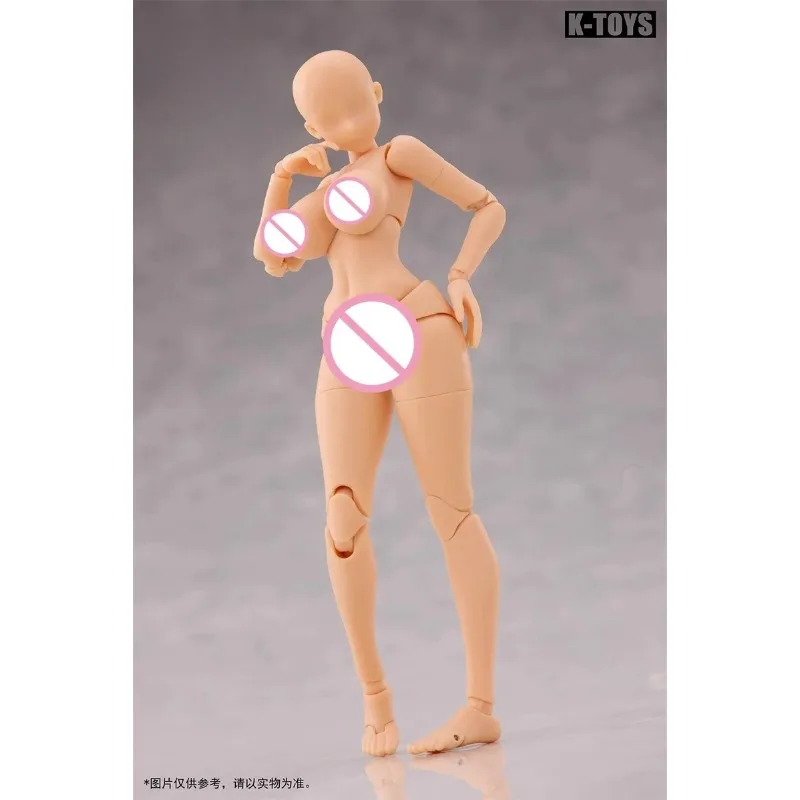 【2025 Q4】 K-TOYS KT02 Superflexibles Mädchen-Gelenk-Manga-Stil im Maßstab 1:12, voller Körper, 6'' weibliches Action-Figur-Puppenmodell