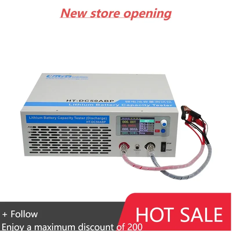 Battery Capacity Tester Discharge Machine 5 to 120V Lithium Ion Nimh Battery Analyzer Electric Car Battery Discharge Tester