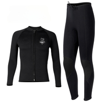 Professional 3mm Wetsuit for Men Long Sleeve Warmth UV Protection Diving Suit Tops or Pants