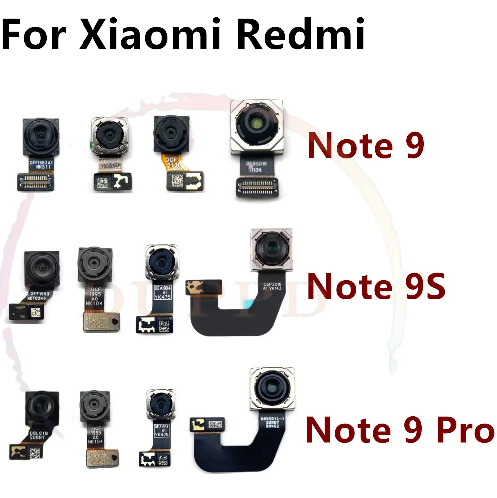 Rear Camera For Xiaomi Redmi Note 9 Pro 9S 9Pro Note9 Main Ultrawide Depth Macro Original Back Camera Module Spare Parts