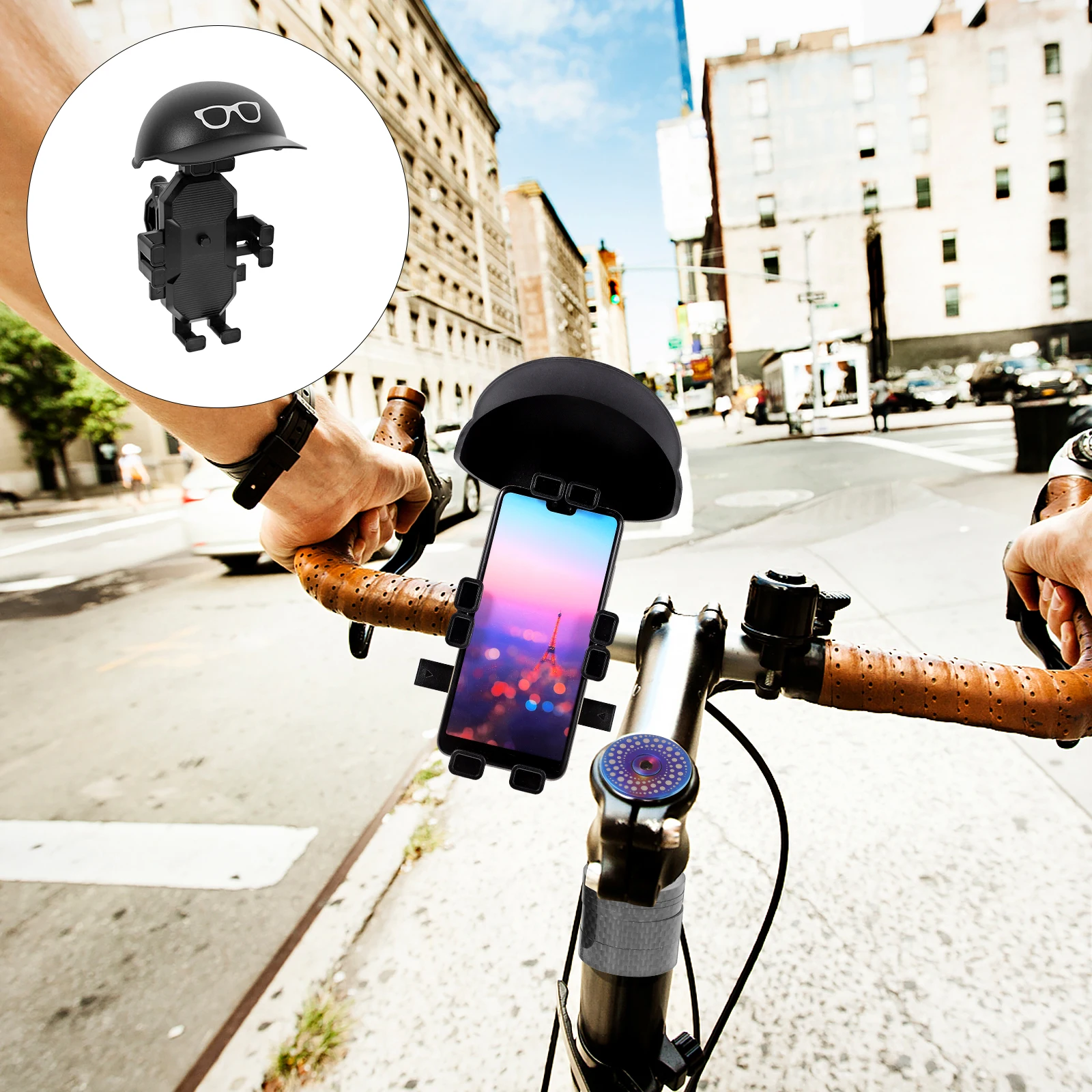 

Bike Phone Holder Cap Motorbike Stand Easy Mount Remove Cycling Navigation Bracket Mobile Holder for Bikes Phone Stand Rack