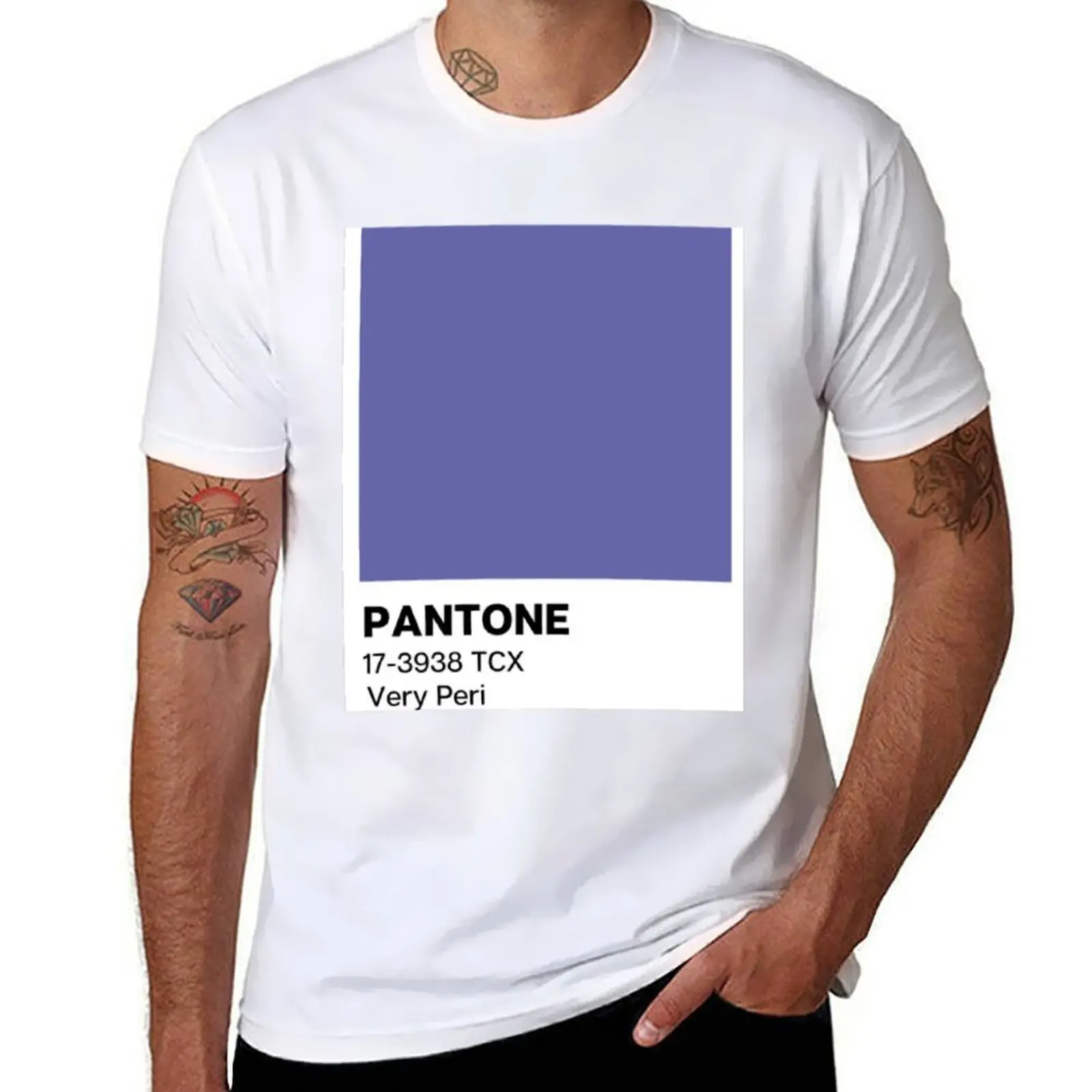 

Pantone Very Peri, Color of 2022 T-Shirt man t shirts graphic cotton t shirt man T-Shirt