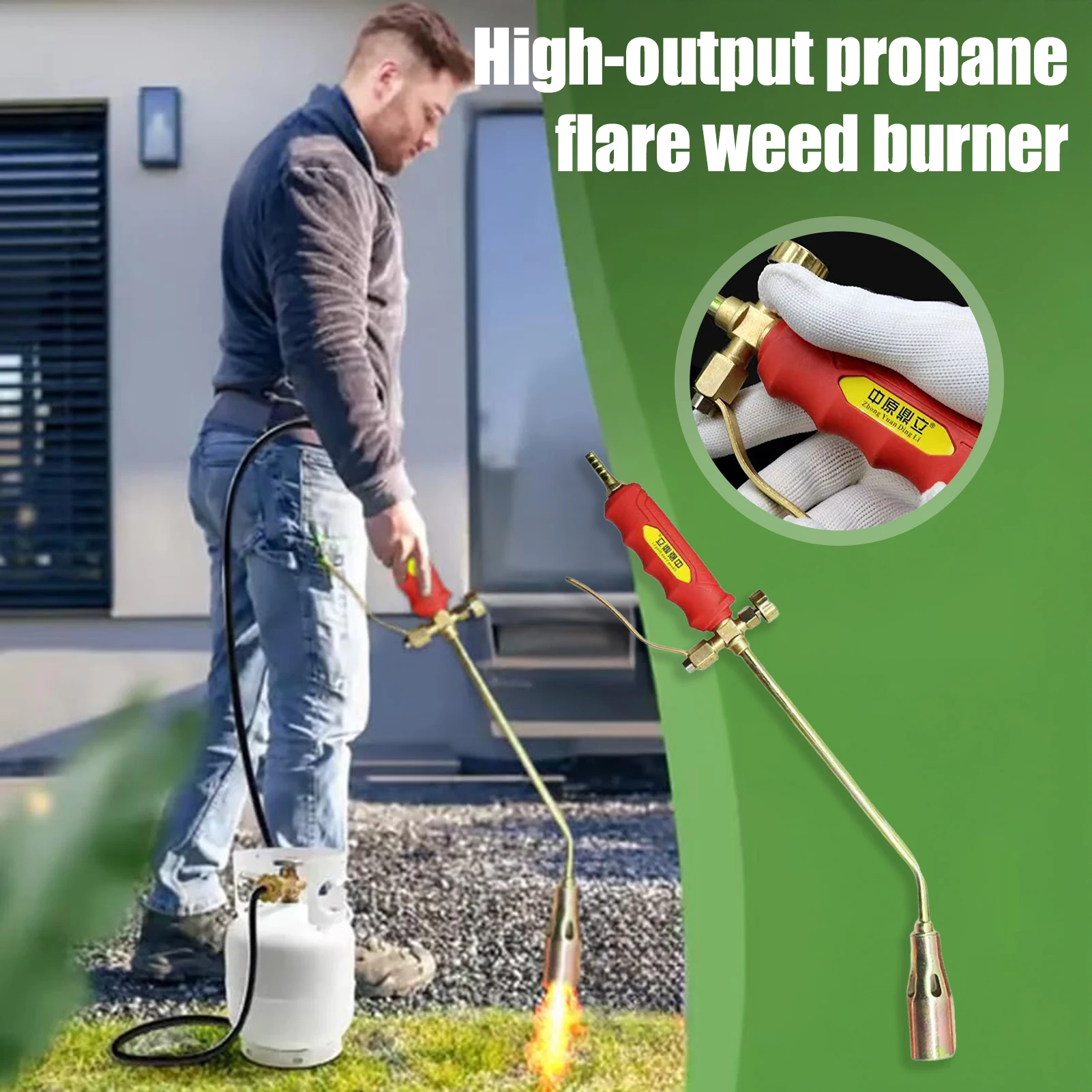 Quemadores para acampar al aire libre, encendedor Manual portátil para cocinar, horno, encendedor Manual de encendido con manguera de Gas, accesorio para barbacoa