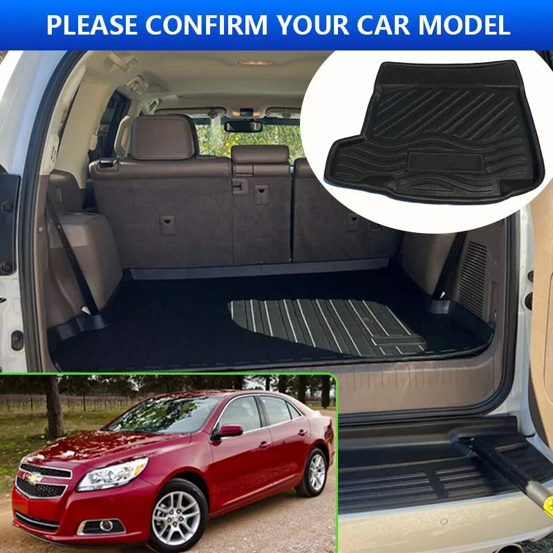 Auto For Holden Chevrolet Malibu 2013 2014 2015 Parts Trunk Mat Waterproof High Temperature Resistant Storage Carpet Accessories