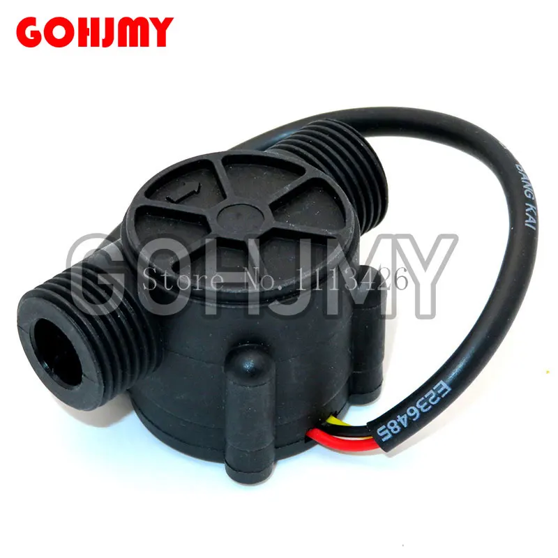 DC 5-18V Water Flow SensorFlowmeter Hall Flow Sensor Water Control Liquid Flow 1-30L/min 2.0MPa Sensor Switch YF-S201