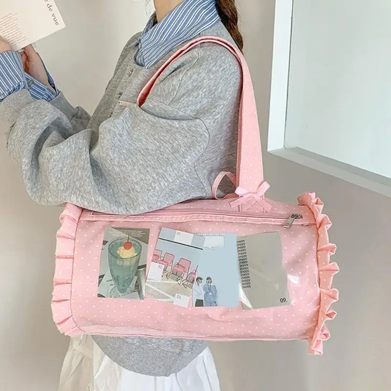 

X90D Harajuku Itabag сумка через плечо прозрачная сумка Itabag Stachel модная сумка-тоут сумка рюкзаки подарки для женщин