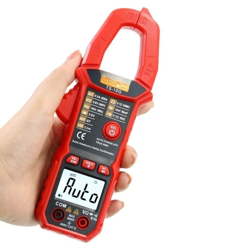 

AC and DC voice clamp meter TS-18G digital high-precision automatic multi-function anti-burn multimeter