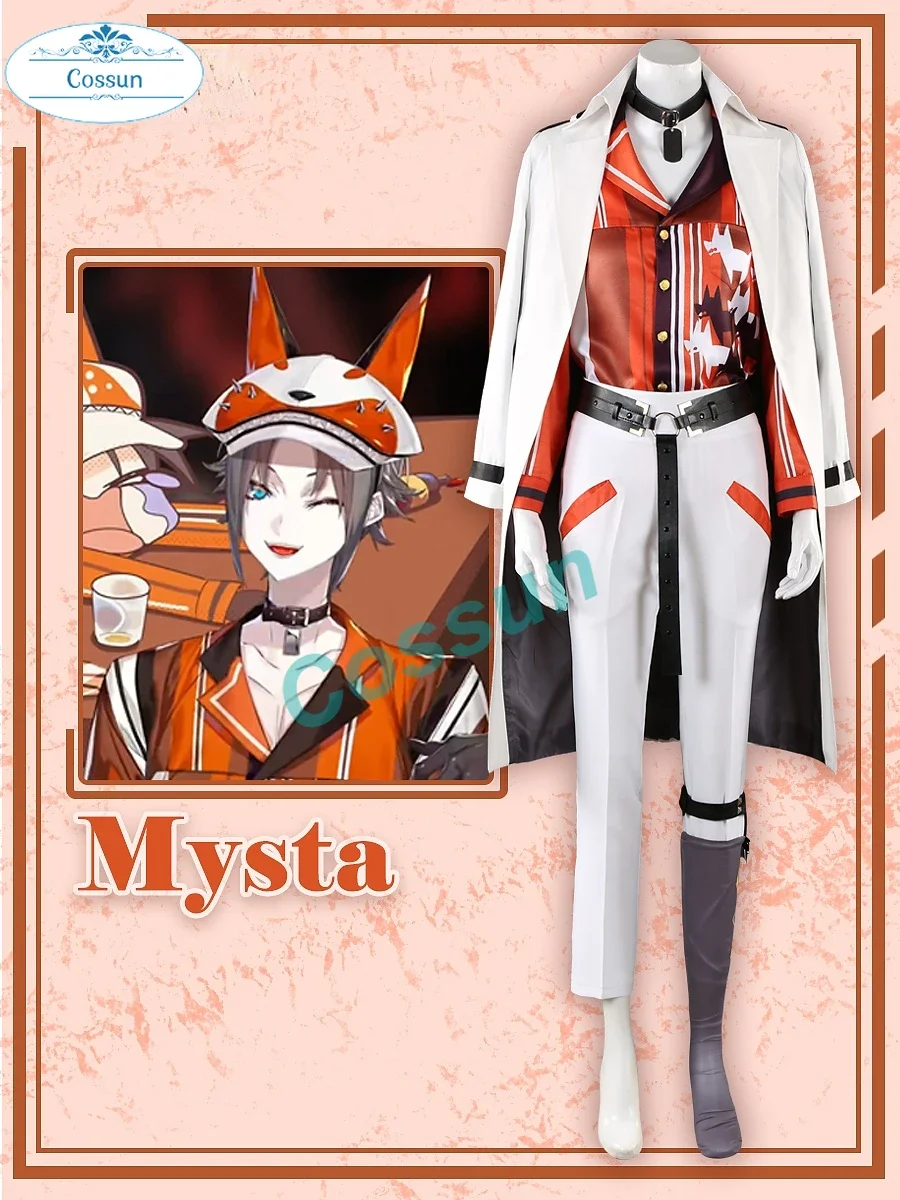 [Customized]Hololive Vtuber NIJISANJI Luxiem Mysta Rias cosplay costume outfit party halloween game women men Christmas Carnival