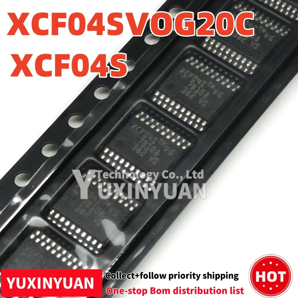 2PCS XCF04SVOG20C nuevo Chip de memoria  TSSOP20 pantalla de seda XCF04S XCF04SVO20C YUXINYUAN