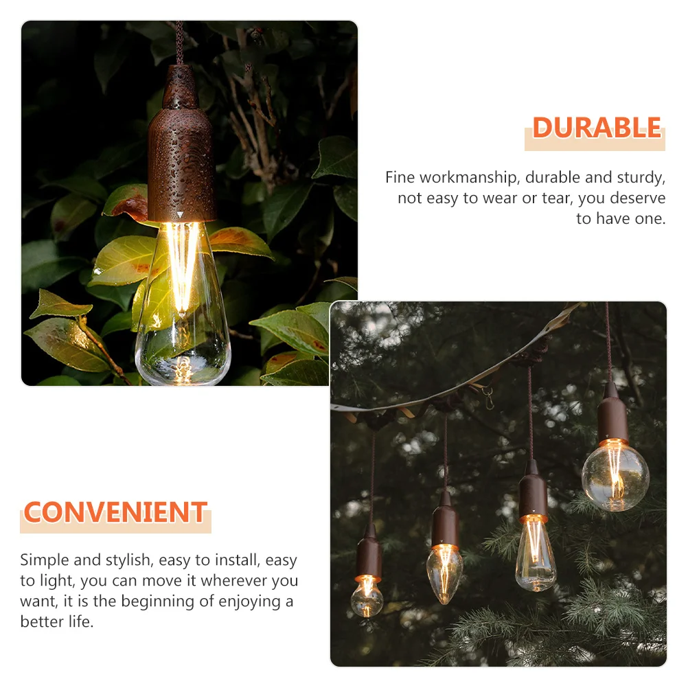 

Portable Powered Rope Hanging Tent Lamp Outdoor Camping Light Vintage Decorative Tent Light Vintage Camping Lamp