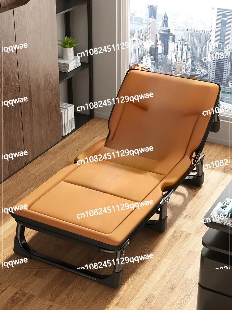 

Office Siesta Artifact Folding Bed Single Siesta Recliner Household Multi-functional Portable Adult Escort Camp Bed