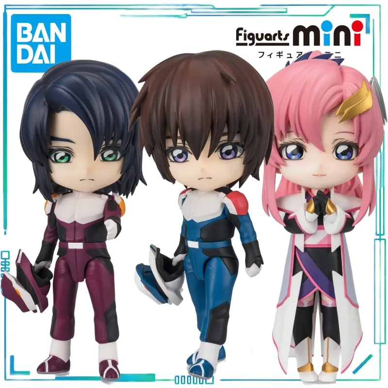 

BANDAI Genuine Figuarts Mini Series Normal Version 142 Lacus Klein, 143 Aslan Zara, 141 Kira Yamato Japanese Toys Model Toys