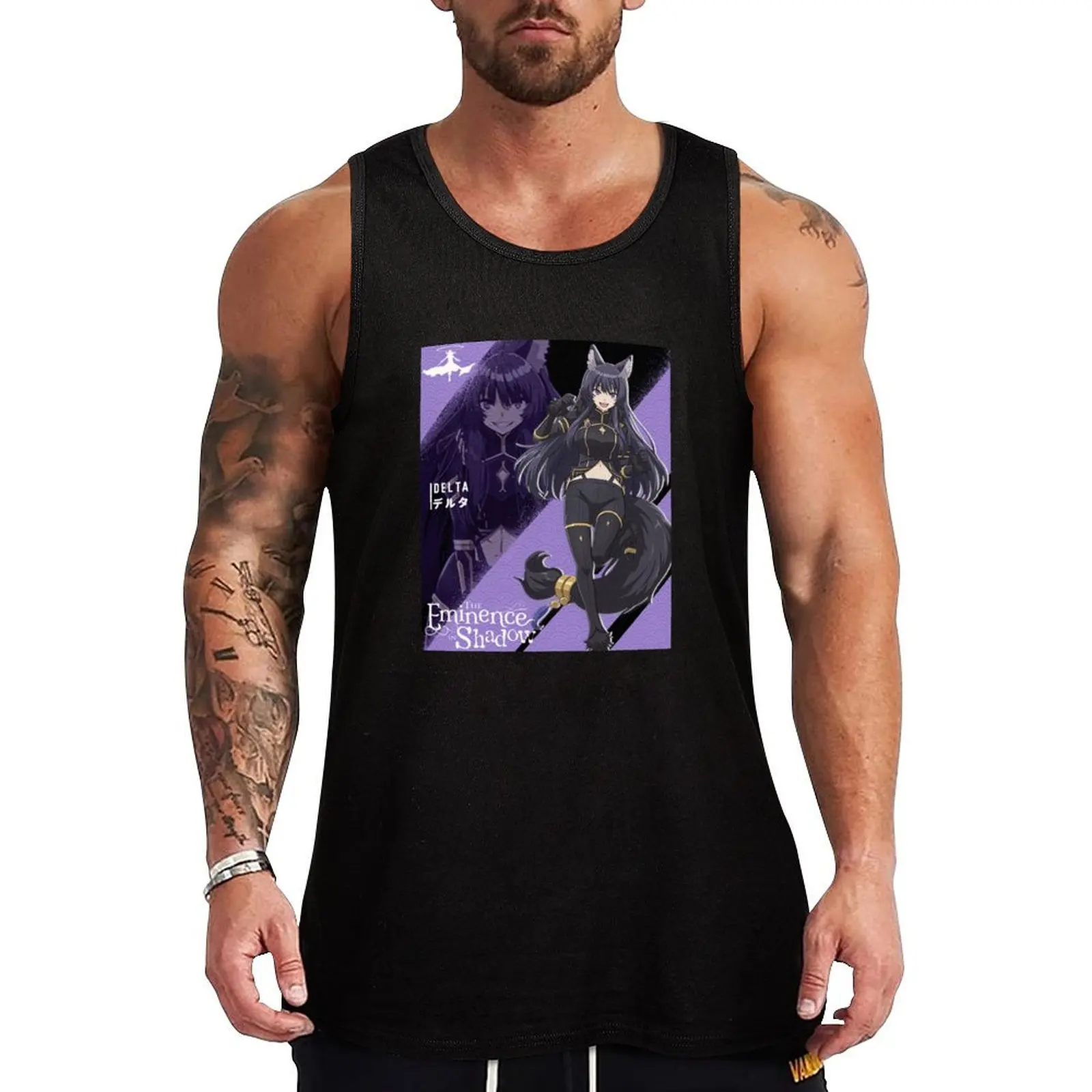 

Delta デルタ The Eminence in Shadow Tank Top singlets for men Sports shirt man gym Men's t-shirts