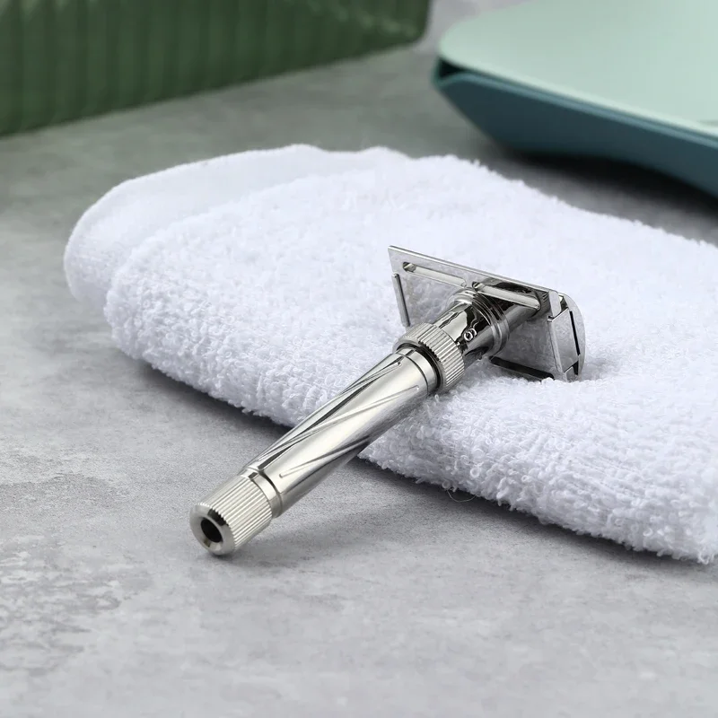 Yaqi Ultima Stainless Steel Adjustable Safety Razor for Men - Comfortable Shaving Experience view 2