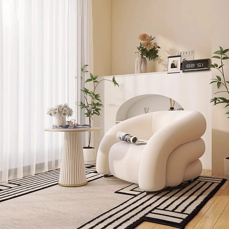 Modern Simple Designer Single Sofa Chair for Living Room Photo Studio Bridal Shop Hospital Luxury Negotiating Chair