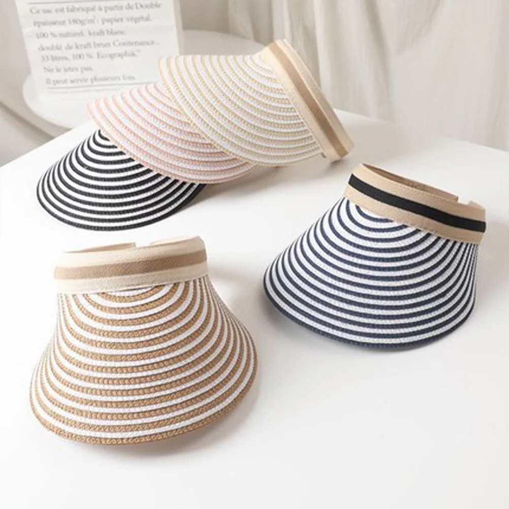 

Straw Sun Hat Outdoor Bucket Hats for Women Men Summer Vacation Gardening Camping Boating Hiking Breathable Durable Fashion